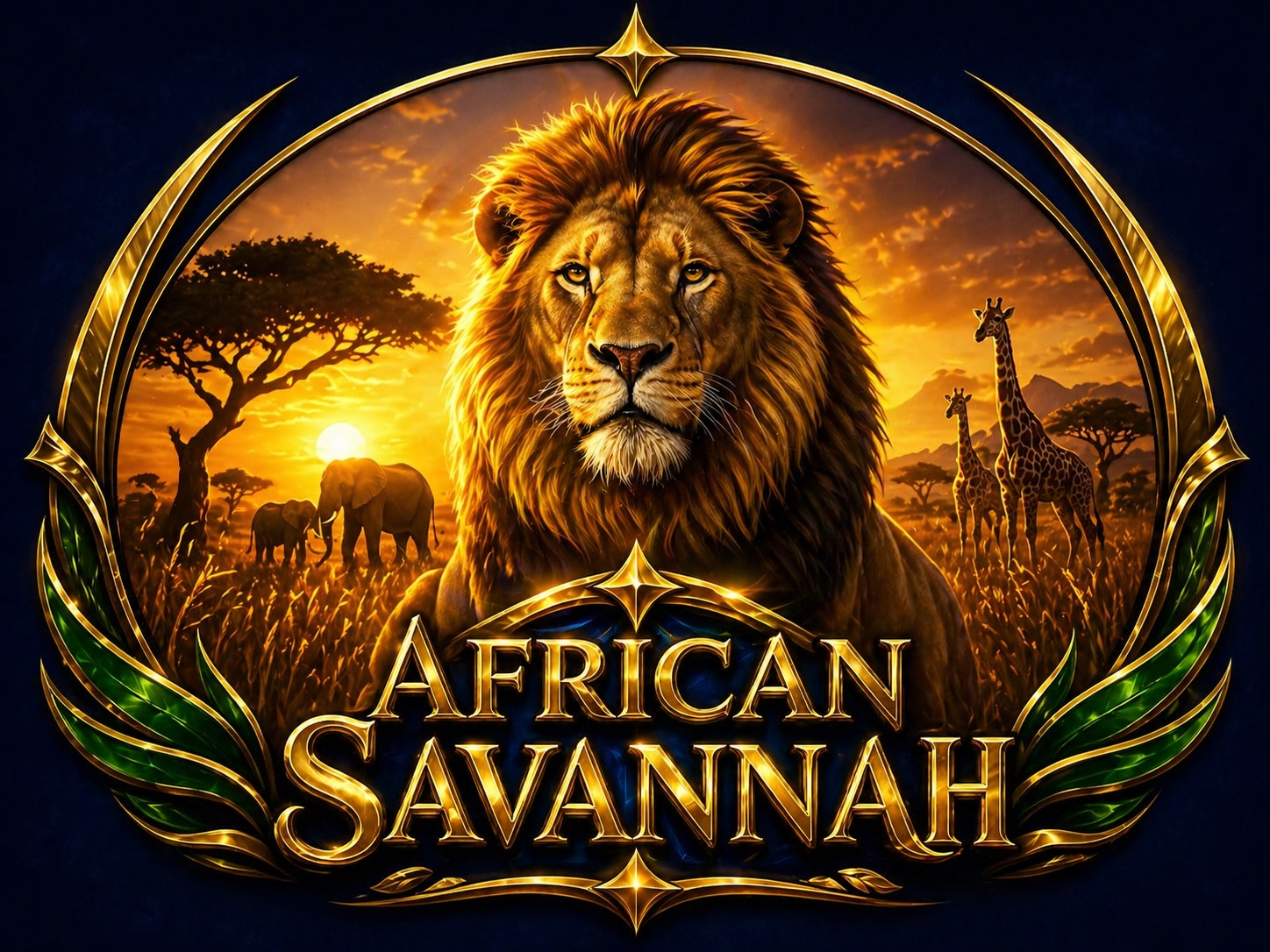 African Savannah theme artwork