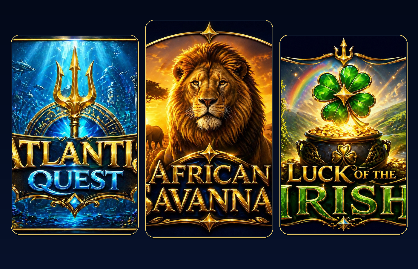Super Luck featured games collage