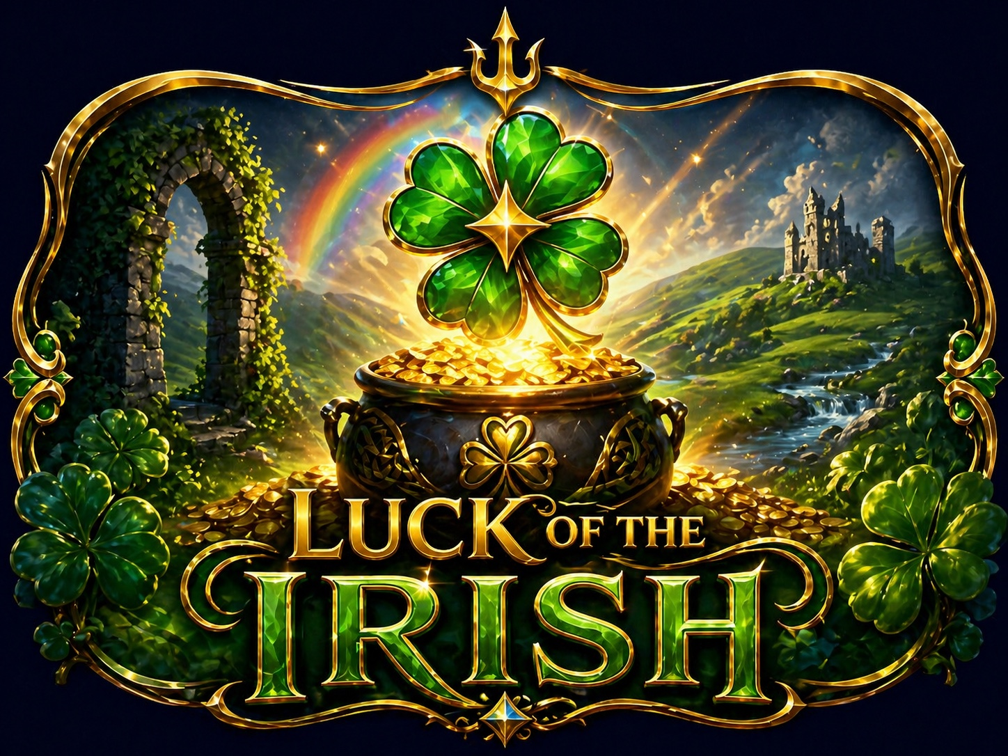 Luck of the Irish theme artwork